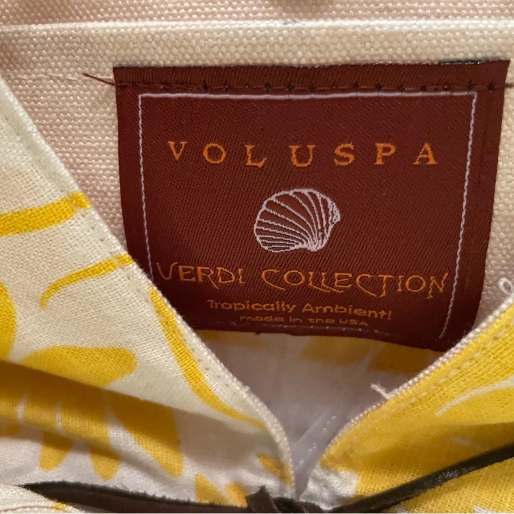 Voluspa Tote & Beach Towel in Yellow Brand New